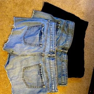 3 sz 14/15 shorts- 2 vintage old navy 1 time & tru